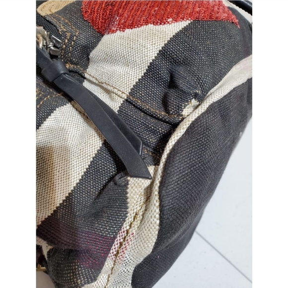 BURBERRY Check Medium Rucksack Backpack - Picture 9 of 14